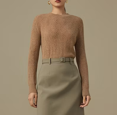 Suéteres de mujer de cachemira 100% de invierno de lujo