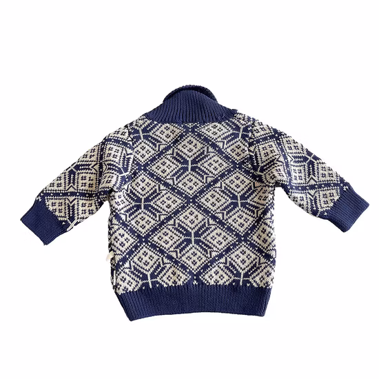 Modifique el puente hecho punto grueso para requisitos particulares del bebé largo de los géneros de punto de la manga del jersey de los bebés